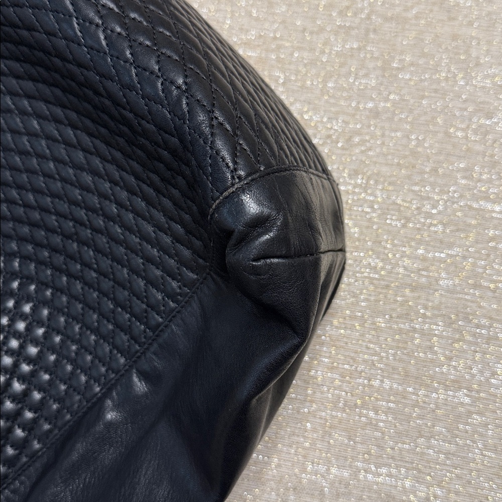 Vintage Bally Black Quilted Leather Shoulder Bag - Picture 8 of 15